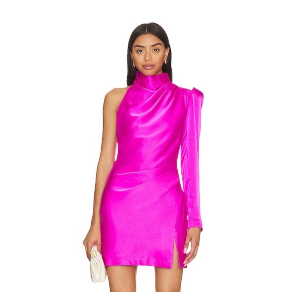 MISHA Romeo Satin Mini Dress